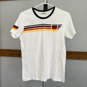 Germany‎ Deutschland Emblem Flag Colors Fan Sports T-Shirt by Crane Sz 13-14
